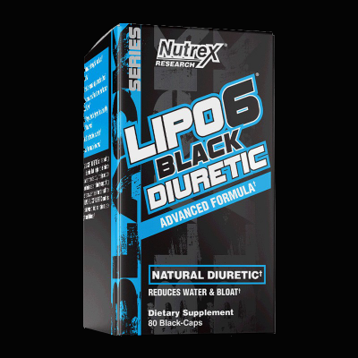 NUTREX LIPO 6 BLACK DIURETIC / 80 CAPSULAS 